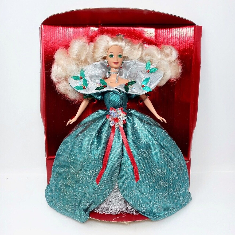 BARBIE Doll Mattel 1995 Happy Holidays Christmas Special Edition (14123) - Picture 6 of 8